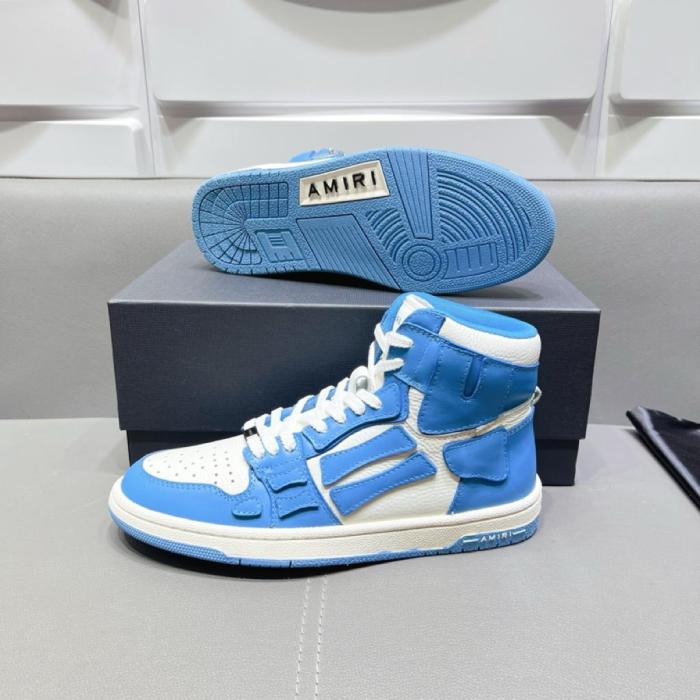 AMIRI Skel Top Hi Powder Blue White