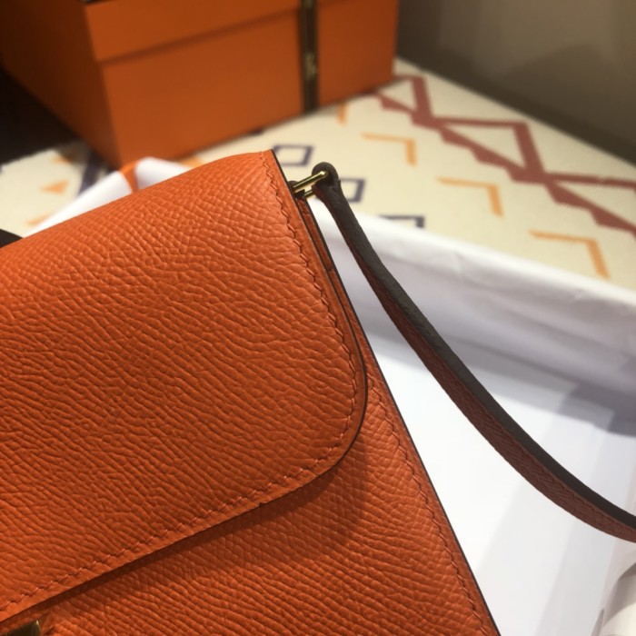  Handbags Hermes Constance  size:21.5×13×4 cm