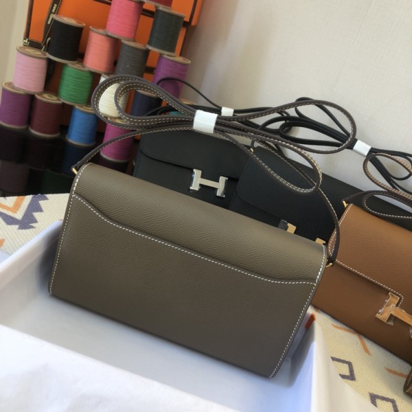  Handbags Hermes Constance  size:21.5×13×4 cm
