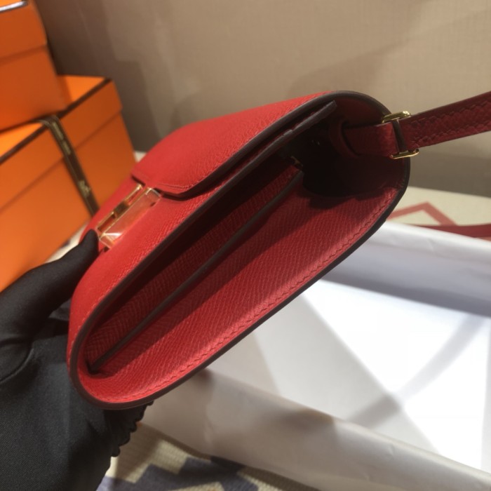  Handbags Hermes Constance  size:21.5×13×4 cm