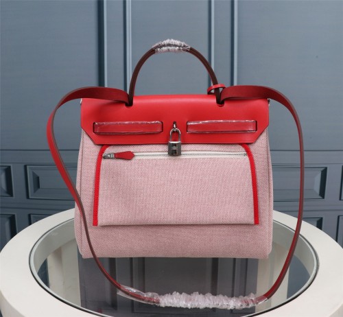  Handbags Hermes Hermès Herdag  size:31cm