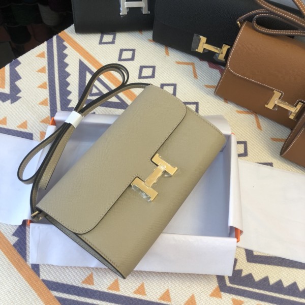  Handbags Hermes Constance  size:21.5×13×4 cm