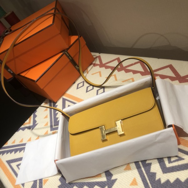  Handbags Hermes Constance  size:21.5×13×4 cm