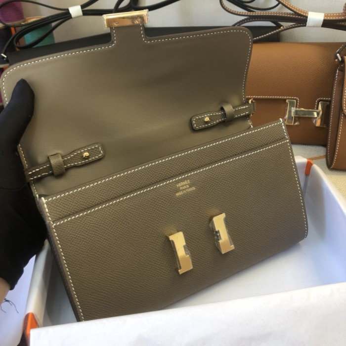  Handbags Hermes Constance  size:21.5×13×4 cm