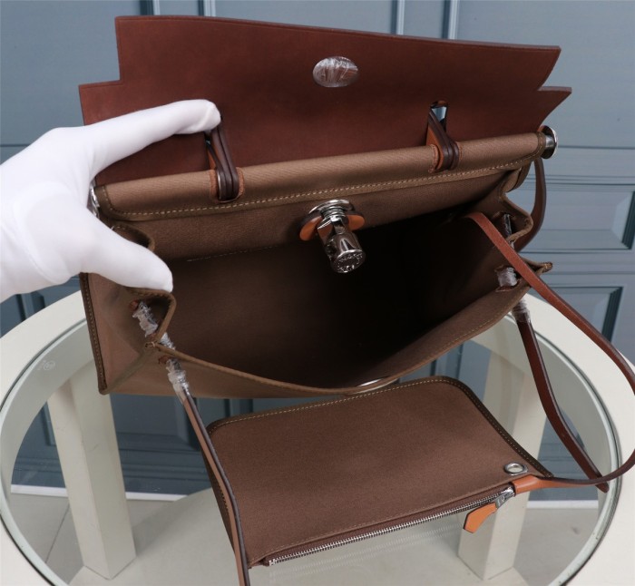  Handbags Hermes Hermès Herdagce  size:31 cm