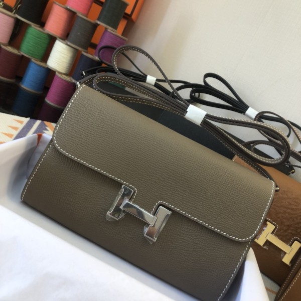  Handbags Hermes Constance  size:21.5×13×4 cm