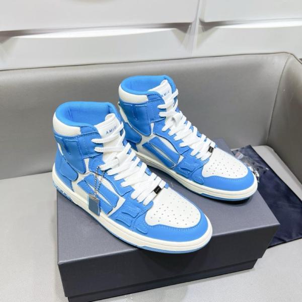AMIRI Skel Top Hi Powder Blue White