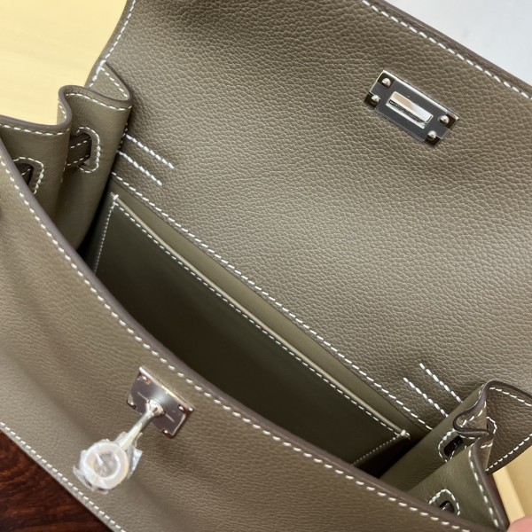  Handbags Hermes Kelly danse size:22 cm