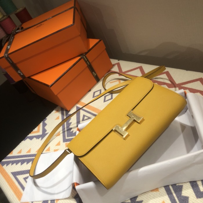  Handbags Hermes Constance  size:21.5×13×4 cm