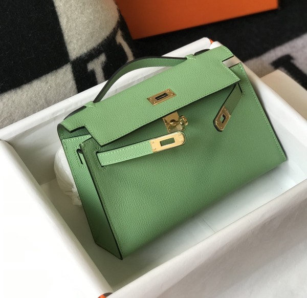  Handbags Hermes 𝑴𝒊𝒏𝒊 𝑲𝒆𝒍𝒍𝒚size:22 cm