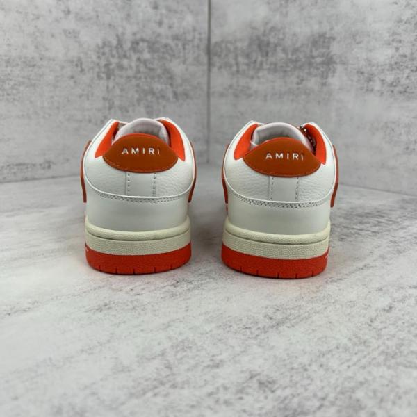 AMIRI Skel Top Low White Red