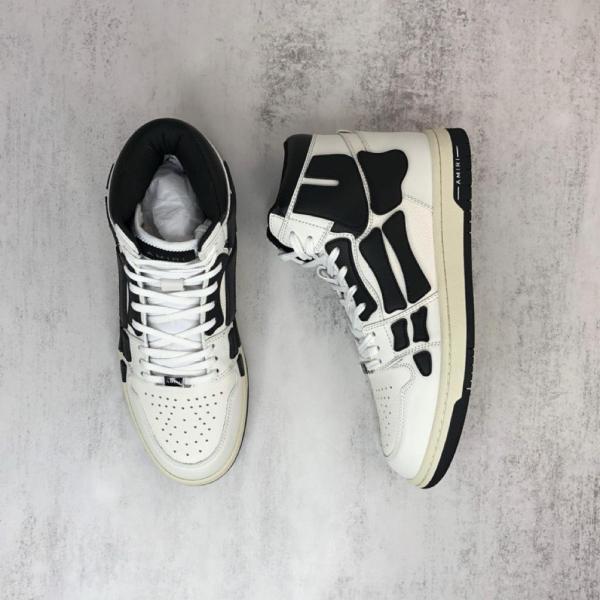 AMIRI Skel Top Hi White Black
