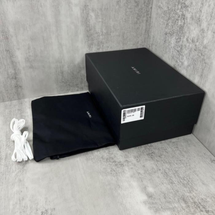 AMIRI Skel Top Low White Navy Blue Black