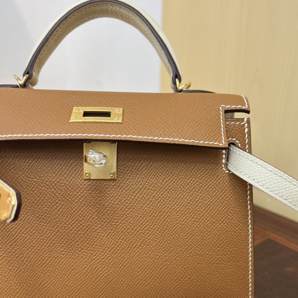  Handbags Hermes Kelly size:19 cm