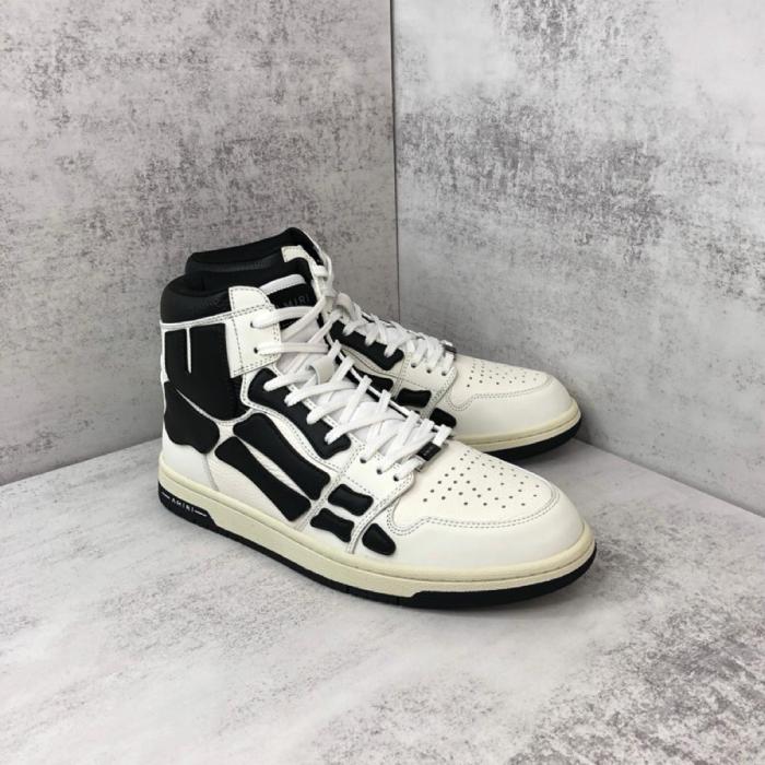 AMIRI Skel Top Hi White Black