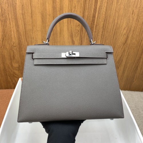  Handbags Hermes Kelly size:25 cm