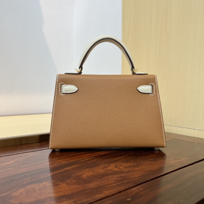  Handbags Hermes Kelly size:19 cm