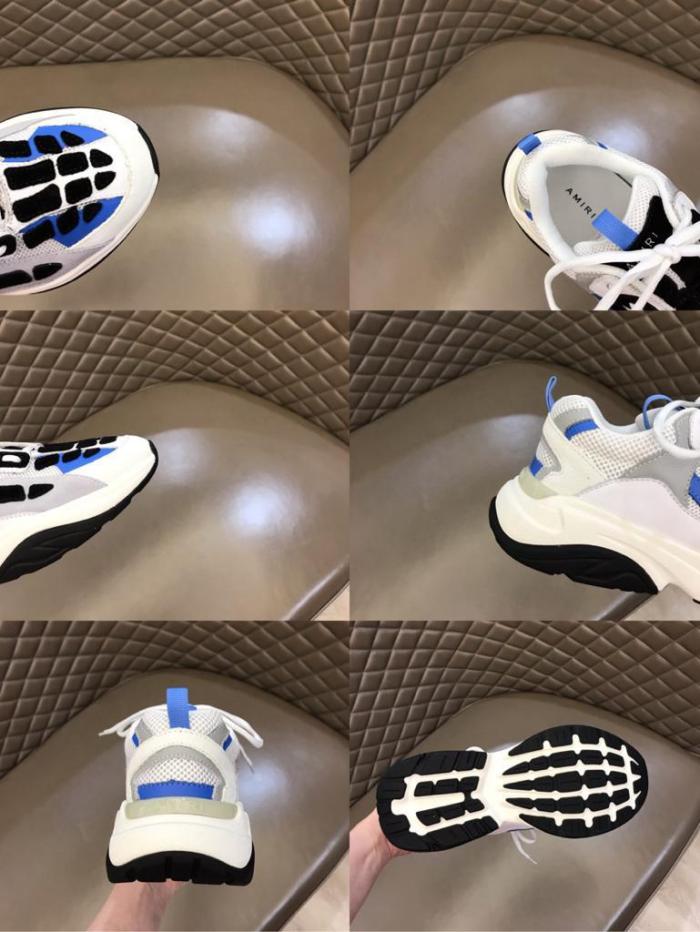 AMIRI Bone Runner White Black Grey Blue