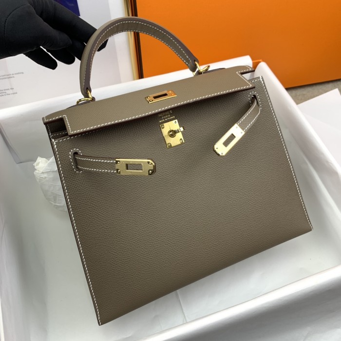  Handbags Hermes Kelly size:25/28 cm