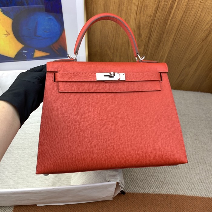  Handbags Hermes Kelly size:28 cm
