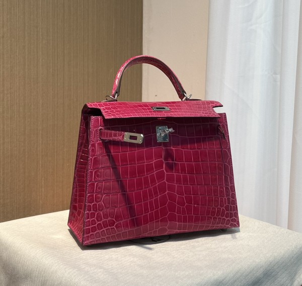  Handbags Hermes Kelly size:25 cm