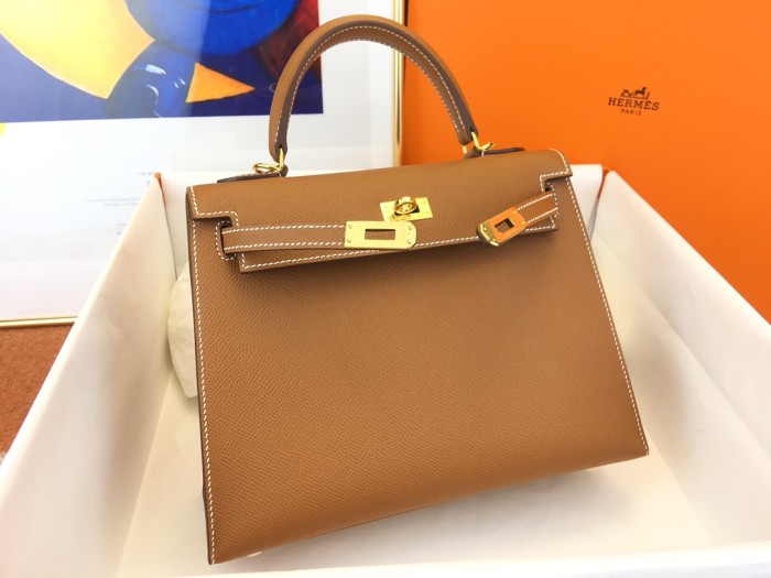 Handbags Hermes Kelly size:25/28 cm