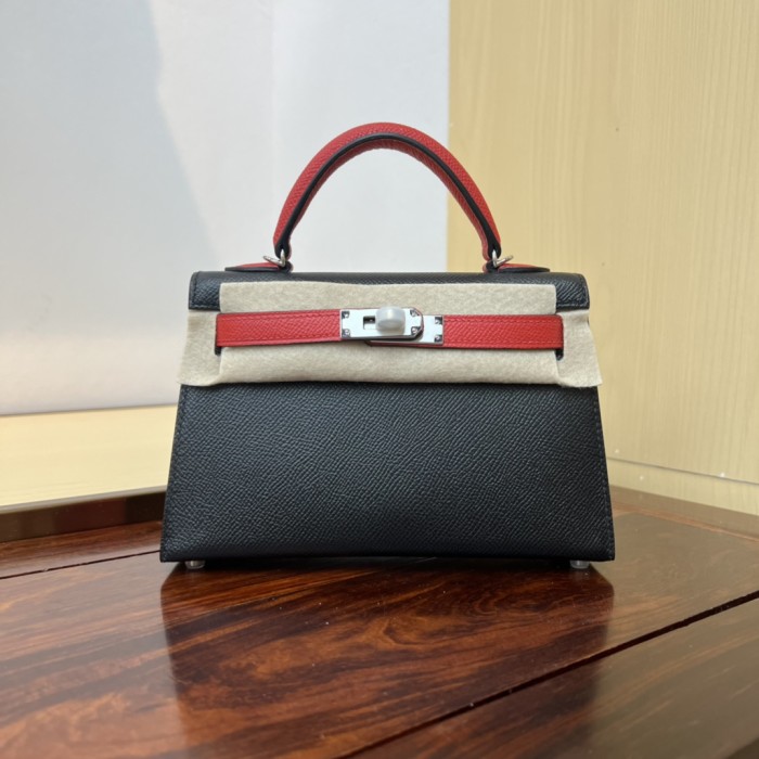  Handbags Hermes Kelly size:19 cm