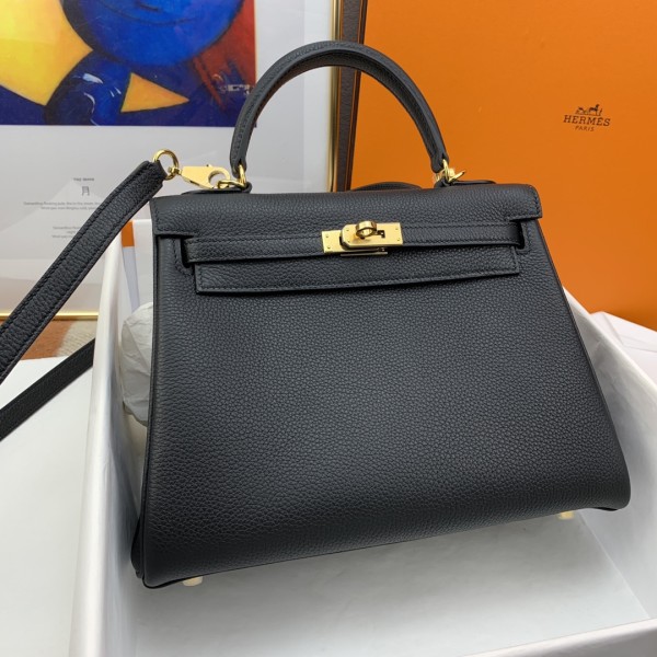  Handbags Hermes Kelly size:25 cm