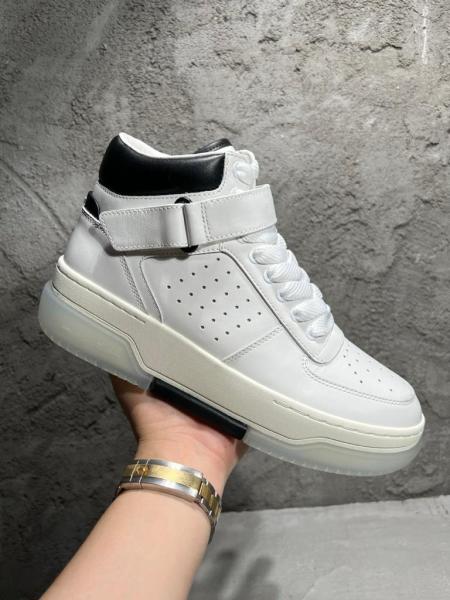 AMIRI Stadium High White Black