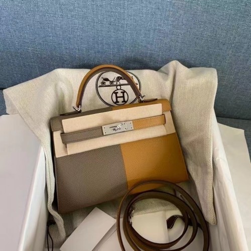  Handbags Hermes Kelly size:19 cm