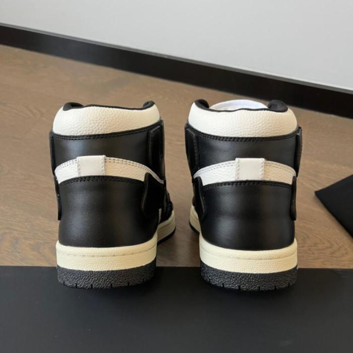 AMIRI Skel Top Hi Black White