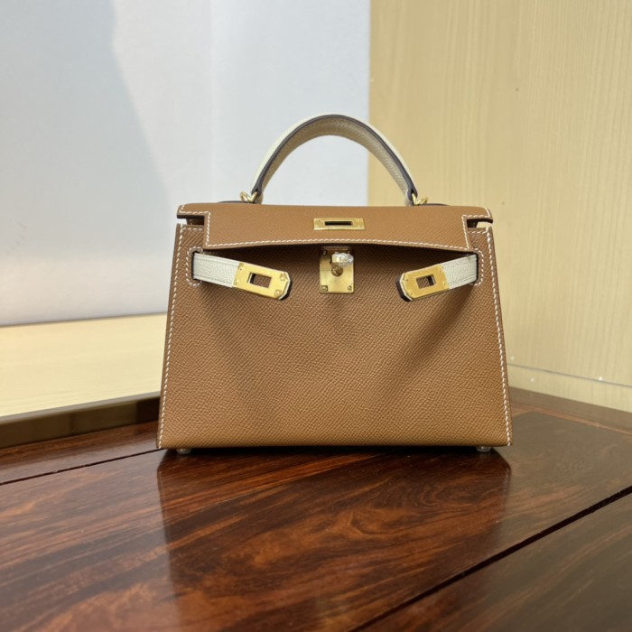  Handbags Hermes Kelly size:19 cm