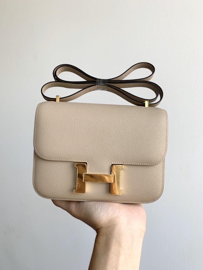  Handbags Hermes Constance  size:19 cm