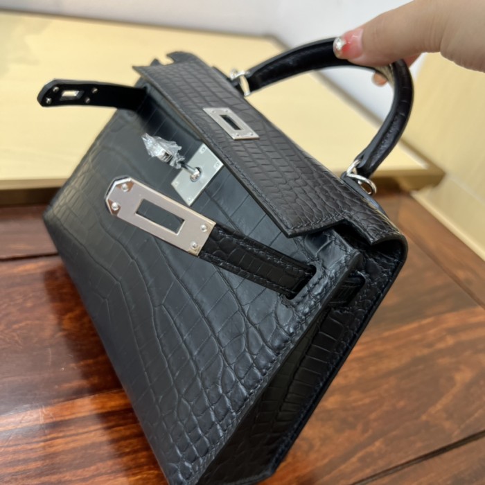  Handbags Hermes KL size:19 cm