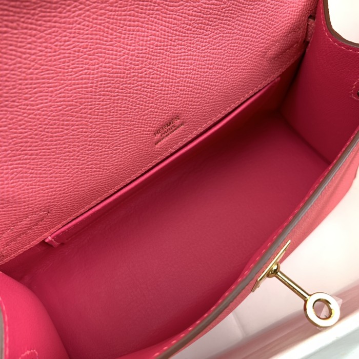  Handbags Hermes Mini kelly size:22 cm