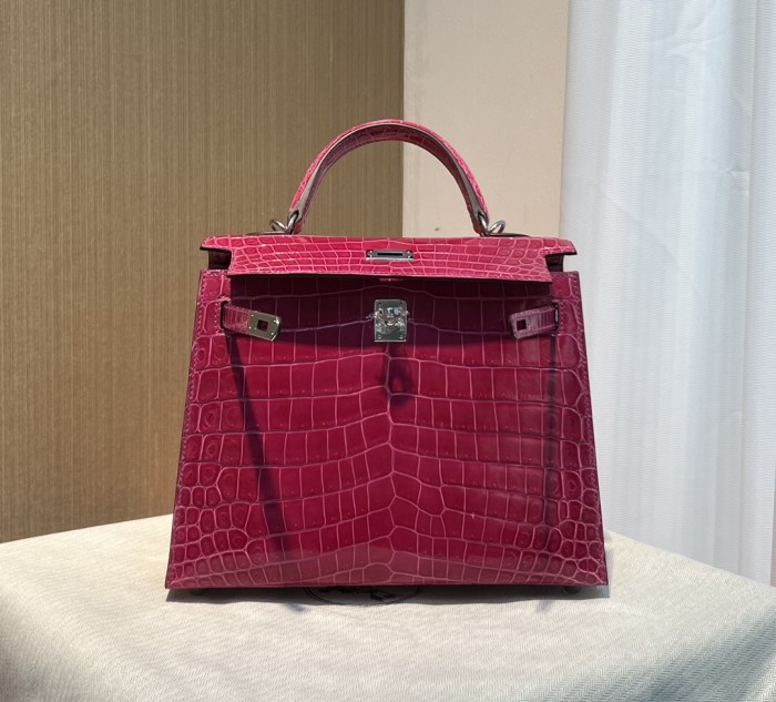  Handbags Hermes Kelly size:25 cm