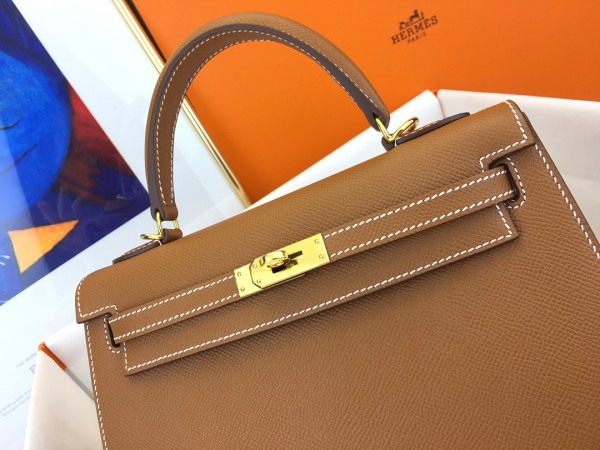  Handbags Hermes Kelly size:25/28 cm