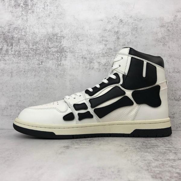 AMIRI Skel Top Hi White Black