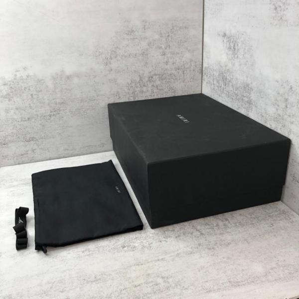 AMIRI Skel Top Hi Black Red White