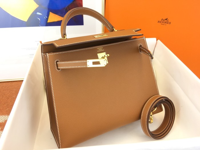  Handbags Hermes Kelly size:25/28 cm