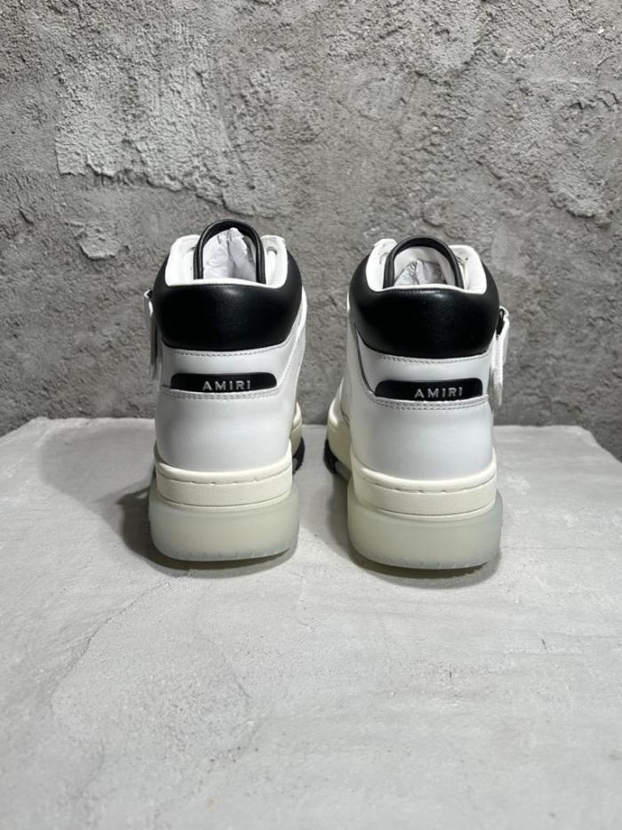 AMIRI Stadium High White Black