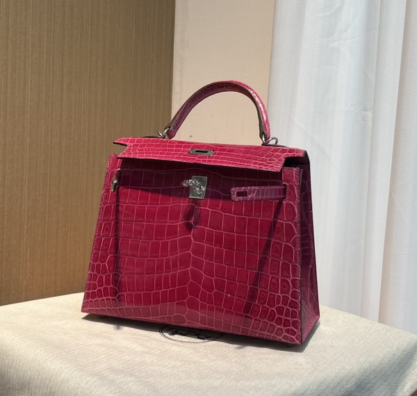  Handbags Hermes Kelly size:25 cm