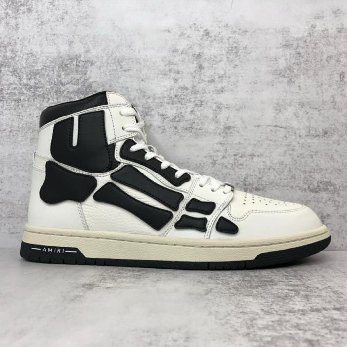 AMIRI Skel Top Hi White Black
