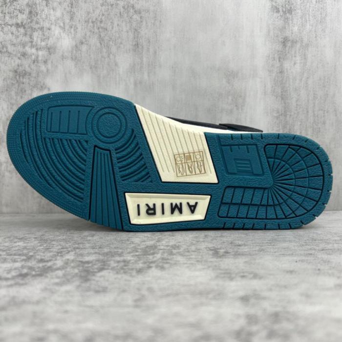 AMIRI Skel Top Low White Navy Blue Black