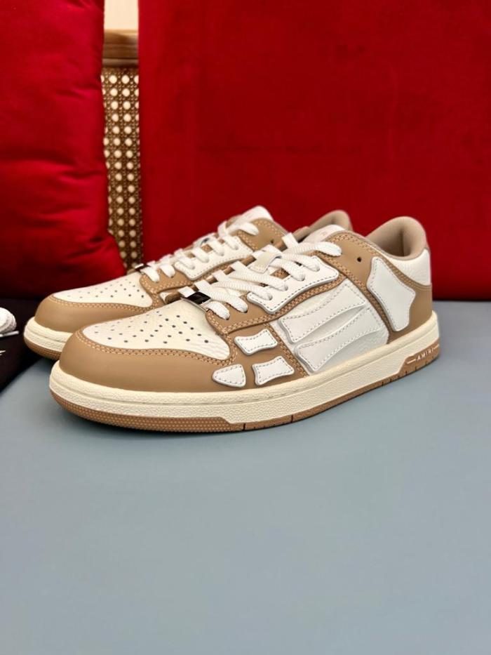 AMIRI Skel Top Low Brown Tan