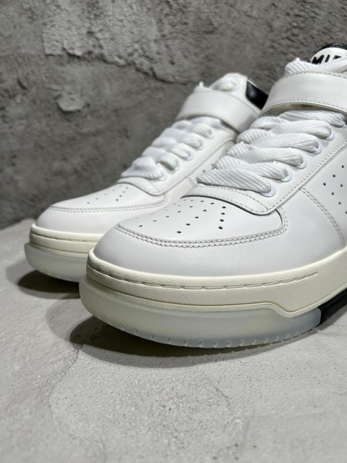 AMIRI Stadium High White Black