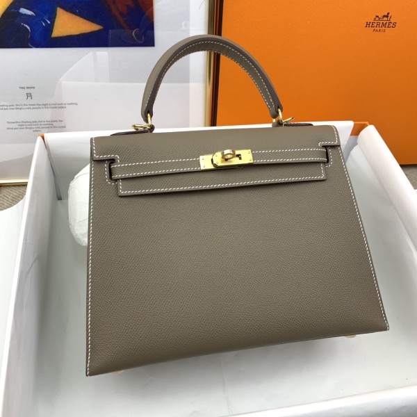  Handbags Hermes Kelly size:25/28 cm
