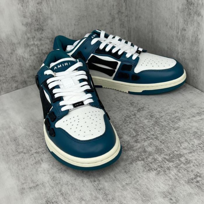 AMIRI Skel Top Low White Navy Blue Black