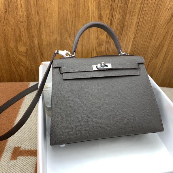  Handbags Hermes Kelly size:25 cm