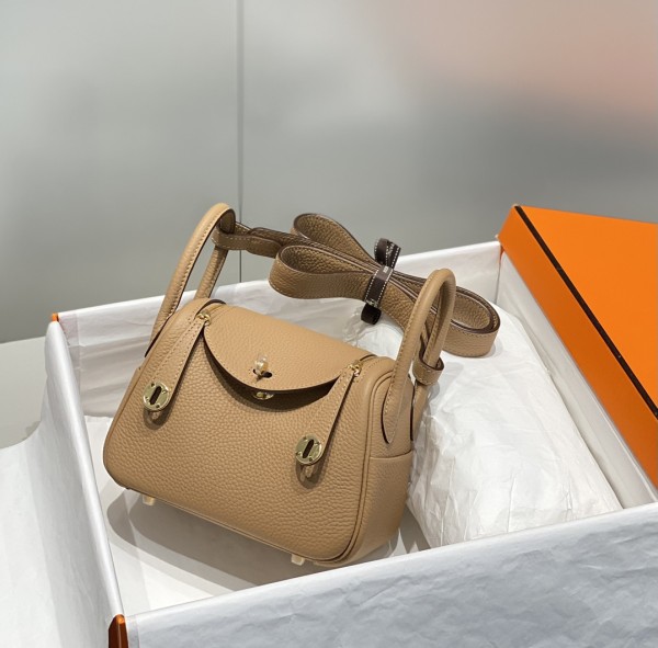  Handbags Hermes 𝑴𝒊𝒏𝒊 𝑳𝒊𝒏𝒅𝒚 size:19.5 -12.5cm